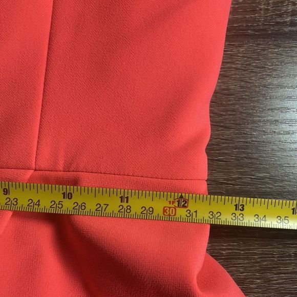 Jay Godfrey Brunet Romper in Neon Coral Womens Size 4 - Picture 9 of 16